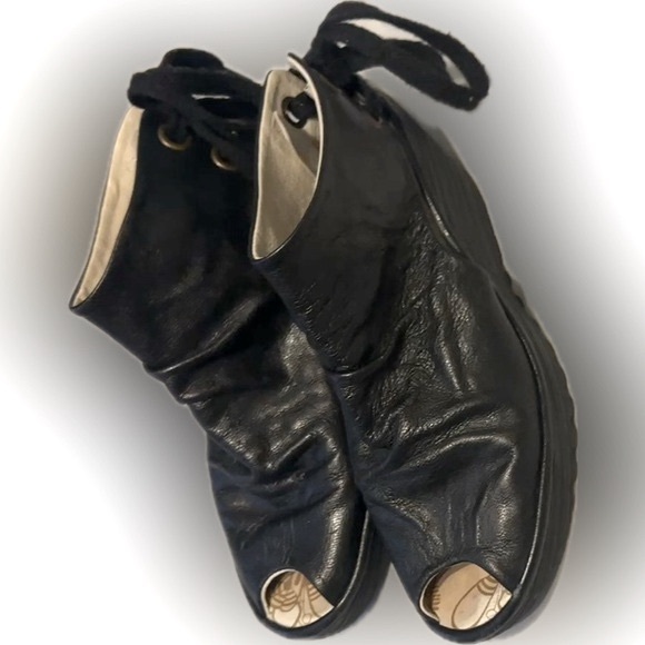 EUC Fly London Peep Toe Sandals | 37 / 6-6.5 - Picture 9 of 11